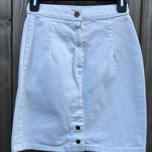 George Marciano For Guess White Skirt Vintage 90's